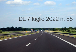 Decreto-Legge 7 luglio 2022 n. 85