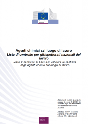 Lista di controllo di base per valutare la gestione degli agenti chimici sul luogo di lavoro Lista di controllo di base per valutare la gestione degli agenti chimici sul luogo di lavoro