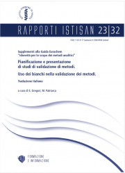 Rapporto ISTISAN 23/32 - Supplementi Guida Eurachem “Idoneità per lo scopo dei metodi analitici”