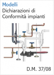 Dichiarazioni di conformità Impianti D.M. 37/08