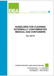 Linee guida per la pulizia di contenitori di gas medicali 