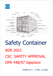 Safety container: ADR | CSC | Ispezioni Safety container: ADR | CSC | Ispezioni