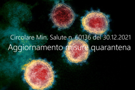 Circolare Min. Salute n. 60136 del 30.12.2021