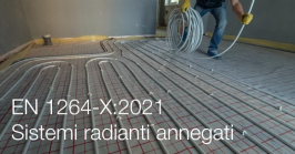 EN 1264-X:2021 | Sistemi radianti annegati