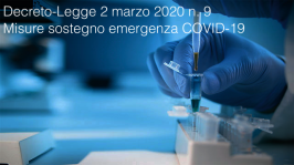 Decreto-Legge 2 marzo 2020 n. 9