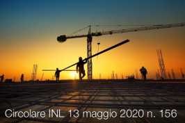 Circolare INL 13 maggio 2020 n. 156