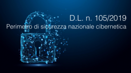 Decreto-Legge 21 settembre 2019 n. 105 Decreto-Legge 21 settembre 2019 n. 105