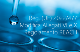 Regolamento (UE) 2022/477 Regolamento (UE) 2022/477