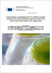 Guidance on Regulation (EU) No 10/2011 on plastic materials MOCA