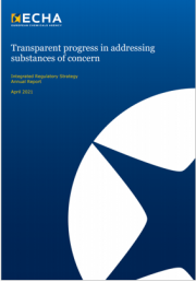 III Rapporto ECHA sulla strategia di regolamentazione integrata 2020 III Rapporto ECHA sulla strategia di regolamentazione integrata 2020