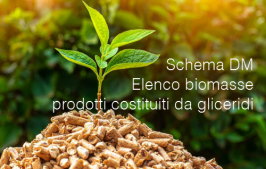 Schema DM Elenco biomasse a uso combustibile prodotti costituiti da gliceridi di origine vegetale