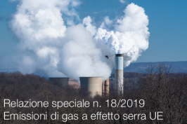 Relazione speciale n. 18/2019: Emissioni di gas a effetto serra UE Relazione speciale n. 18/2019: Emissioni di gas a effetto serra UE