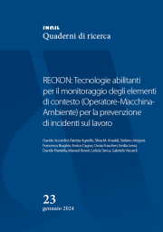 Tecnologie abilitanti per il monitoraggio degli elementi di contesto (Operatore-Macchina-Ambiente) 