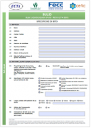 Modello Documento Informativo sito di carico/scarico (SULID) - EN/DE/ES/FR/IT