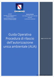 Guida Operativa / Procedura rilascio Autorizzazione Unica Ambientale (AUA) Guida Operativa / Procedura rilascio Autorizzazione Unica Ambientale (AUA)