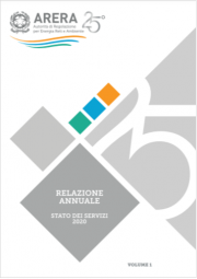 Relazione Annuale ARERA 2020 Relazione Annuale ARERA 2020