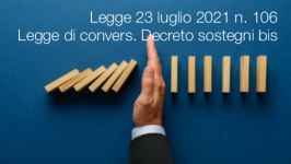 Legge 23 luglio 2021 n. 106 