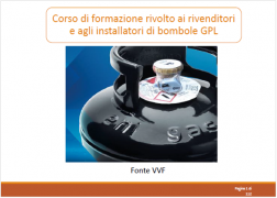 Formazione rivenditori ed installatori bombole GPL | Slide VVF