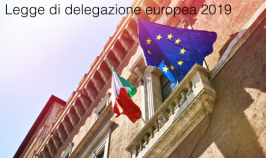 Legge di delegazione europea 2019 Legge di delegazione europea 2019