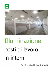 Illuminazione dei posti di lavoro in interni Illuminazione dei posti di lavoro in interni