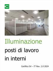 Illuminazione dei posti di lavoro in interni