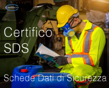 Certifico SDS Schede Dati di Sicurezza