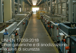 UNI EN 17059:2018 | Linee galvaniche e di anodizzazione - Requisiti di sicurezza