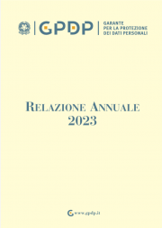 GPDP Relazione annuale 2023 GPDP Relazione annuale 2023