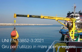 UNI EN 13852-3:2021 - Gru per l'utilizzo in mare aperto leggere