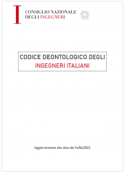 Codice deontologico degli Ingegneri italiani Codice deontologico degli Ingegneri italiani