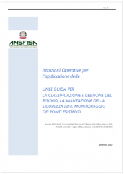 Linee guida per sicurezza dei ponti esistenti - Istruzioni operative ANSFISA Linee guida per sicurezza dei ponti esistenti - Istruzioni operative ANSFISA