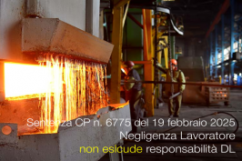 Sentenza CP n. 6775 del 19 febbraio 2025 Sentenza CP n. 6775 del 19 febbraio 2025
