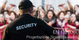 UNI EN 13200-X Progettazione Sicurezza eventi pubblici