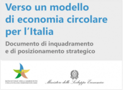 Modello di economia circolare per l’Italia - documento di inquadramento Modello di economia circolare per l’Italia - documento di inquadramento