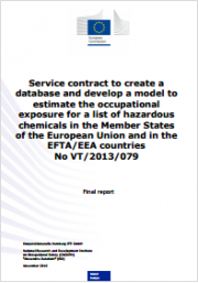 HazChem@Work project to estimate occupational exposure chemicals