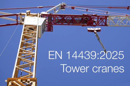 EN 14439:2025 | Tower cranes