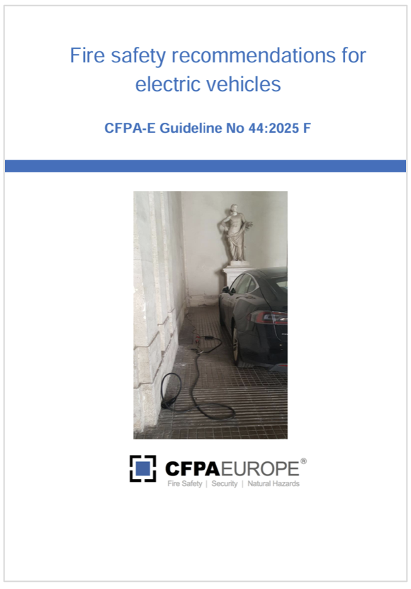 Fire safety recommendations for Electric Vehicles