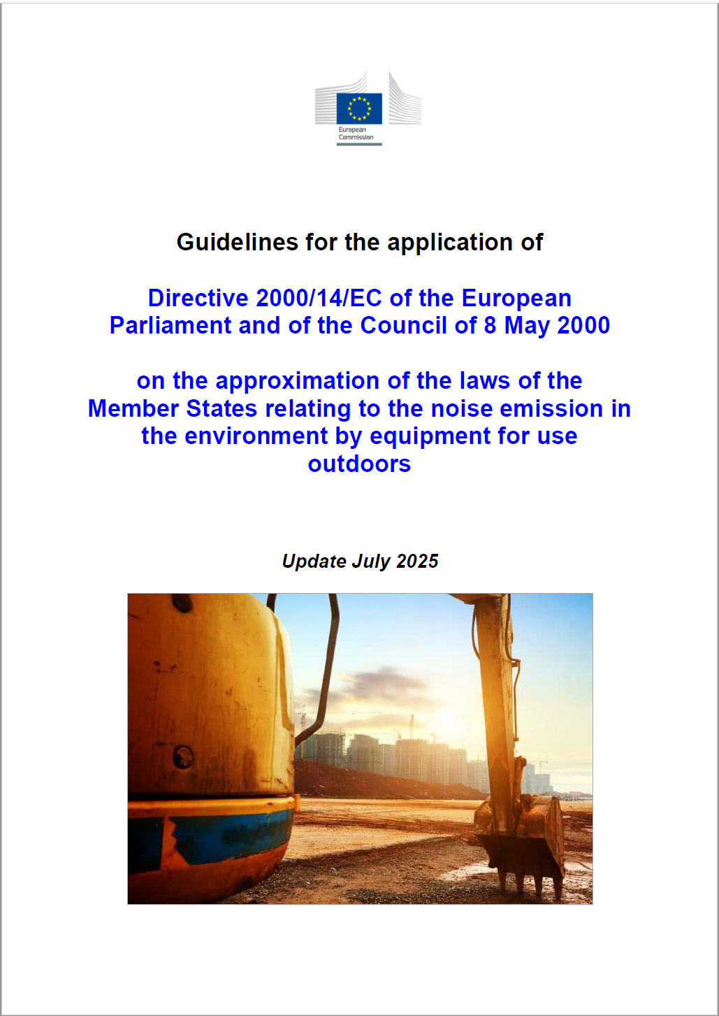 Guidelines for the application of Directive 2000/14/EC (OND)