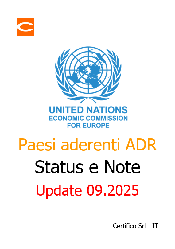 Paesi aderenti ADR: Status e Note