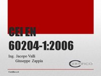 EN 60204-1 e norme correlate
