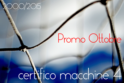 Certifico Macchine 4 Promo 15 anni