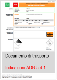 Certifico ADR: la nuova funzione "Indicazione documento trasporto ADR 5.4.1"