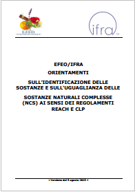 Linee guida REACH oli essenziali complessi