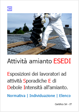 Attività Sporadiche Esposizione amianto "ESEDI"