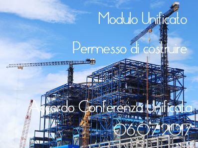 Modulo unificato permesso di costruire