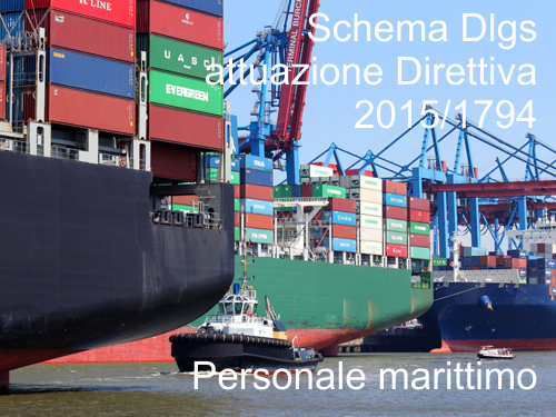 Schema Dlgs attuazione Direttiva Personale marittimo