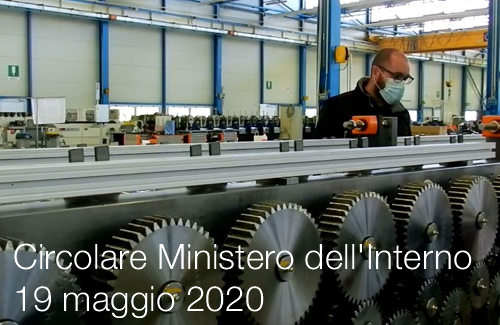 Circolare Ministero dell'Interno 19 maggio 2020