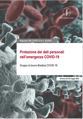 Rapporto ISS COVID-19 n. 42/2020 - Protezione dati personali COVID-19