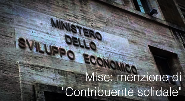 Mise: menzione di "Contribuente solidale"