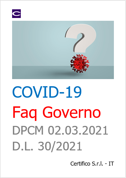 COVID 19 FAQ Governo COVID 19 FAQ Governo